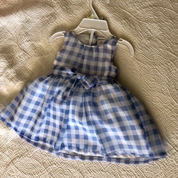 checkered baby dress